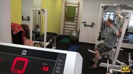 Man For Money Let Stranger Fuck His Slutty Girlfriend In Gym