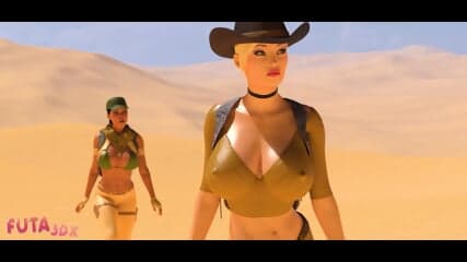 Futa3dX - Futa Archeologists Sent Back In Time For A FUCK TRAIN