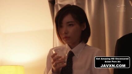 Asian Teen Hiding In The Office