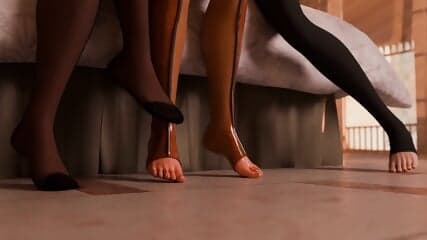 2B x Eve x Bayonetta Lesbian Threesome