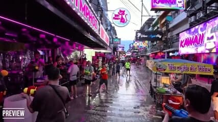 💦🔫 Songkran 2025 Soi 6 Pattaya Water Festival in Thailand, Part 4 [4K HDR Walking Tour]