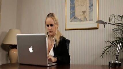 Sweet Blonde Takes Studs Cum Load