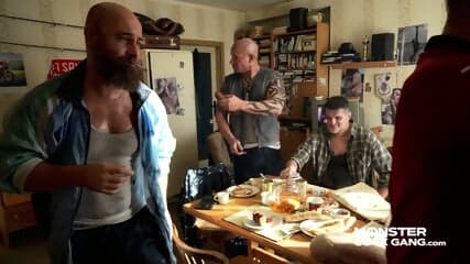 MONSTER COCK GANG: Group Orgy With Hot Wife