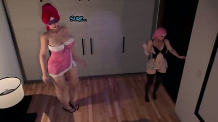Futa Family Secret - Hot Step Mom and Dickgirl fucks Guy and Girl, 3D FUTA animation Porn Pure-Taboo Story