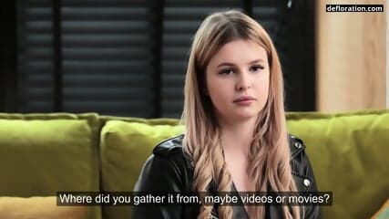 LIZA MON CHERY. Virgin Casting And Defloration