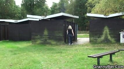 Granny In Changing Room