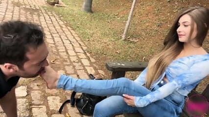 Dirty foot humiliation
