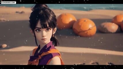 sexy slim ai generated chi chi dragonball shows her body in all its glory gets facialized_1