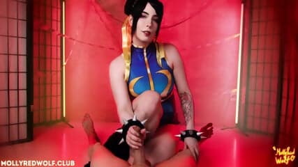 MollyRedWolf - Sweet Creampie in Chun Li's Pussy