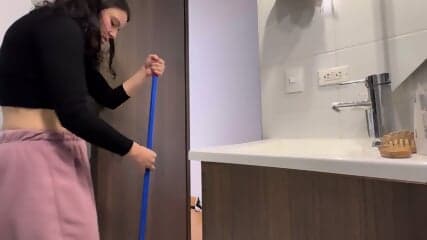 Homemade Taboo: Fingering Brother's Wife In Bathroom