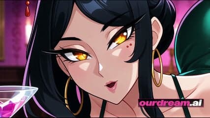 Ourdream Hentai | Busty Anime Hostess Fucked On The Chaise In A Grand Manor Parlour