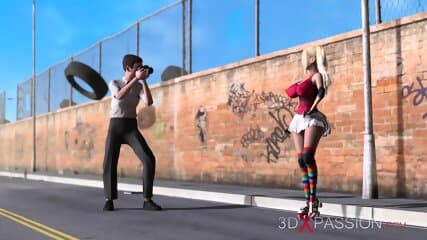 Hot Sex In Jungle! Big Black Cock And College Girl