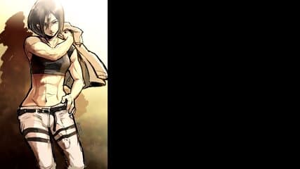 Mikasa ackerman futa hentai anal JOI w/metronome