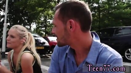 Teen festival tent blowjob Vanda picked up and plowed outdoors