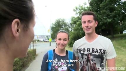 Couple Swap In Park